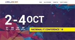 Desktop Screenshot of nitc.lk