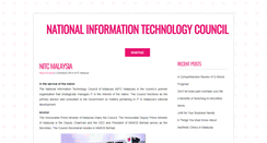 Desktop Screenshot of nitc.org.my